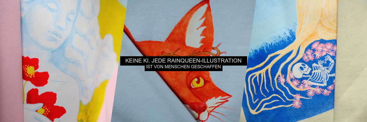 RainQueen-Illustrationen: von Menschen geschaffen